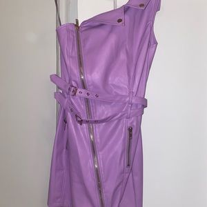 Fashion nova lavender dress off the shoulder